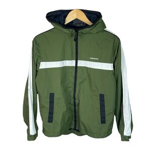 BX4 Boys London Fog Brand Full Zip Hooded Rain jacket 14/16 L